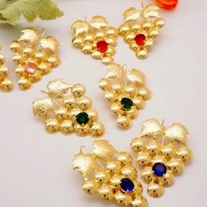 BIG Grape🍇 Doorknocker earrings